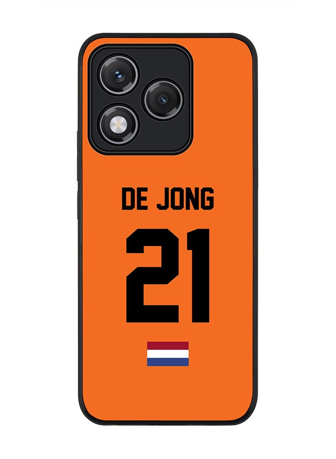 Stylizedd For Honor 400 Lite Case,Slim fit Camera Protection, Shockproof Thin Phone cover  - Football - Netherlands - De Jong