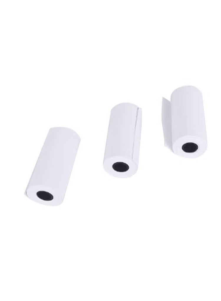 Pack of 5 white thermal paper rolls 57*30 - Image 3