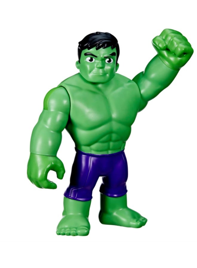 Disney Junior Spidey and HIS Amazing Friends Marvel Supersized Hulk Action Figure - Image 1