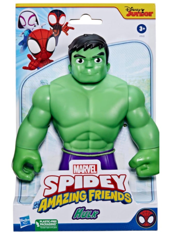 Disney Junior Spidey and HIS Amazing Friends Marvel Supersized Hulk Action Figure - Image 2