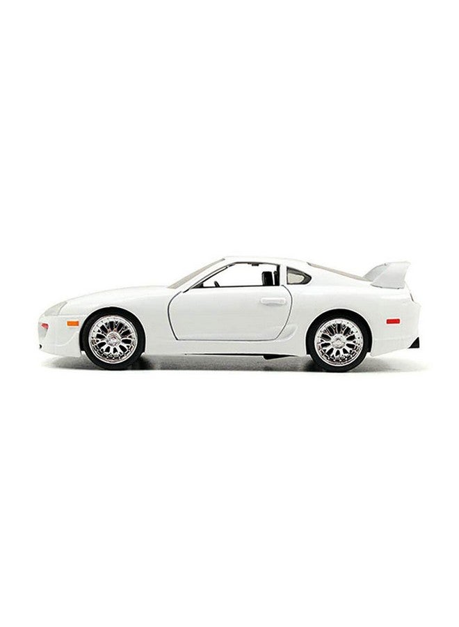 Jada Toys Fast & Furious 1:24 Brian's Toyota Supra Die-cast Car White, Toys for Kids and Adults (97375) - Image 3