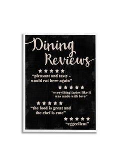 Stupell Industries Stupell Industries Dining Reviews Five Star Kitchen Black Funny Word, Design by Daphne Polselli White Framed Wall Art, 16 x 20  - Image 1