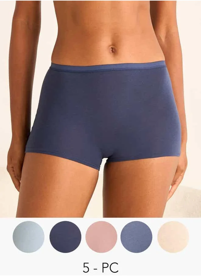 FAV Set of 5 - Assorted Boyleg Briefs with Elasticated Waistband