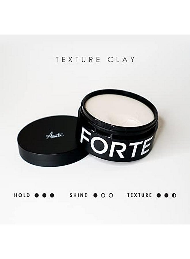 Alex Costa Hair Clay for Men by Forte Series Extreme Hold Men's with Natural Ingredients to Add Texture, Volume and Definition to Thick/Coarse Hair Premium Men's Hair Styling Products - Image 3