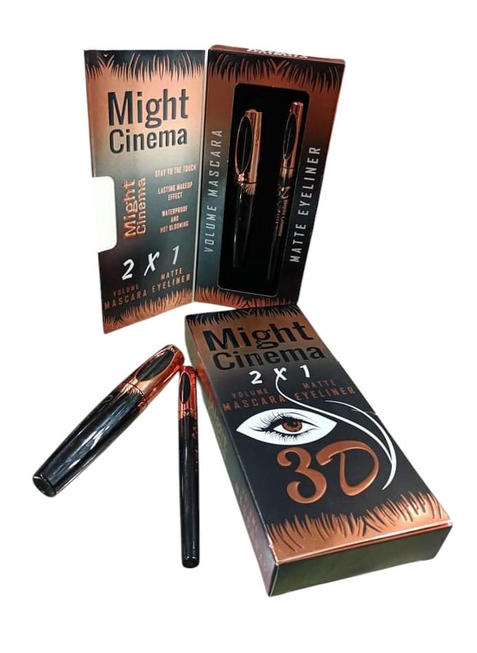 Might Cinema Might Cinema Mascara Collection to thicken eyelashes and a 3D eyeliner pencil from  - Image 2