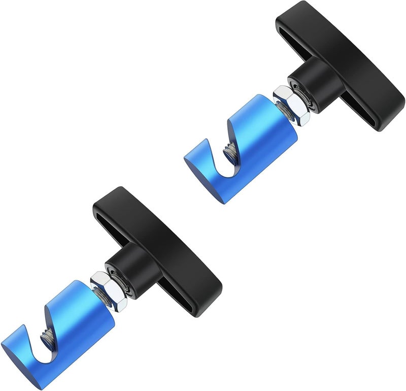 MAKINGTEC Hood Lift Clamp, Portable Aluminum Alloy Anti, Car Hood Prop Struts Clamp, Hood Strut Clamp, Lift Support Clamp, 0.55 Inch Hood Lift Support Clip, for Car Rod Retaining Holder Tool (2 PCS) - Image 1