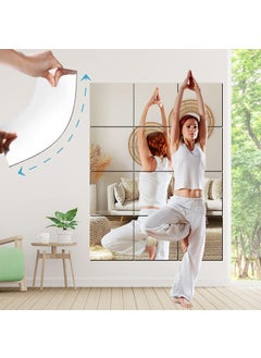 Paghadi Paghadi Squre Shape Adhesive Wall Mirrors Sticker for Wall on Tiles Bathroom Bedroom Living Home Shower Gym Thick Square 30 X 30 Cm 1 Pcs  - Image 3