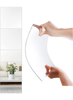 Paghadi Paghadi Squre Shape Adhesive Wall Mirrors Sticker for Wall on Tiles Bathroom Bedroom Living Home Shower Gym Thick Square 30 X 30 Cm 1 Pcs  - Image 4