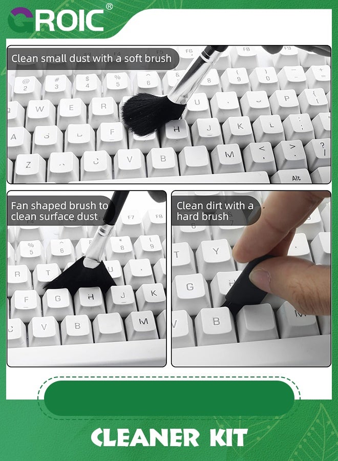 GROIC 18 in 1 Electronic Cleaner Kit, Laptop Screen Keyboard Cleaning Kit with 3 Earbud Pen for Airpod iPhone iPad MacBook Pro, Brush Tool Computer, Camera Lens, PC Monitor, Cell Phone  - Image 5