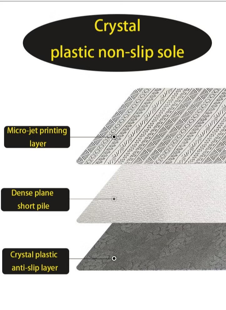 Aralifes - Rectangular Soft Touch Carpet Multicolour 200x300cm - Image 1
