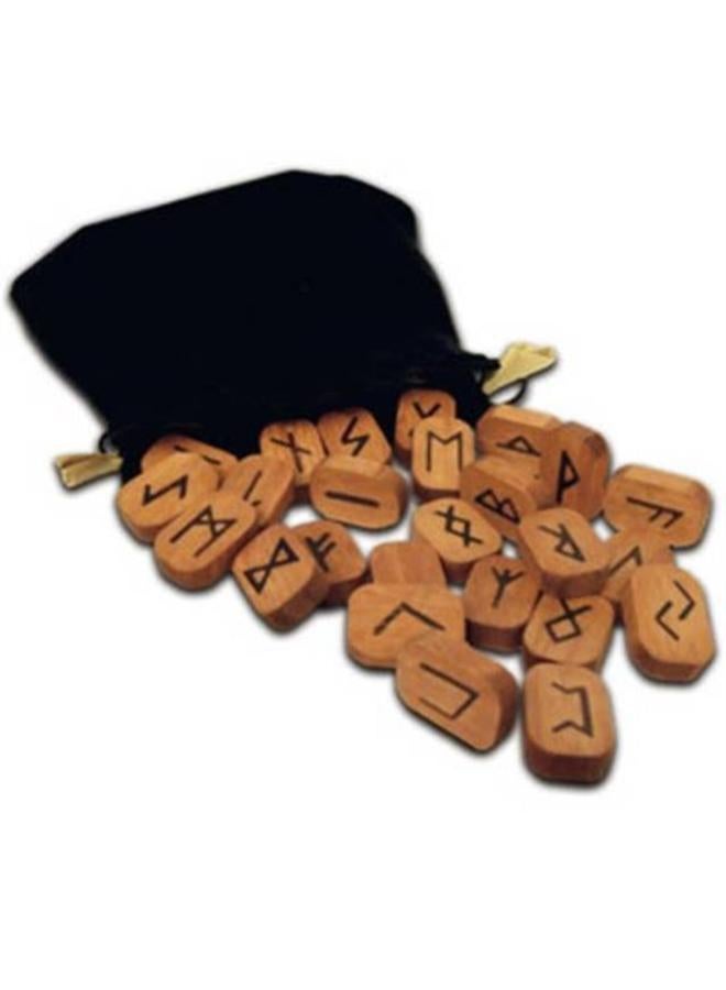 Wooden Runes Bookshelf Edition : Ancient Northern Magic 