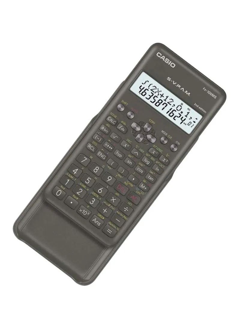 CASIO 12-Digit Scientific Calculator Black/Yellow - Image 2