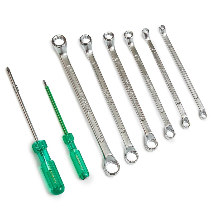 Taparia TK-081 1806, 815, 905 Screwdriver 2 In 1, Line Tester, Ring Spanner Set, 6 Pc - Image 1