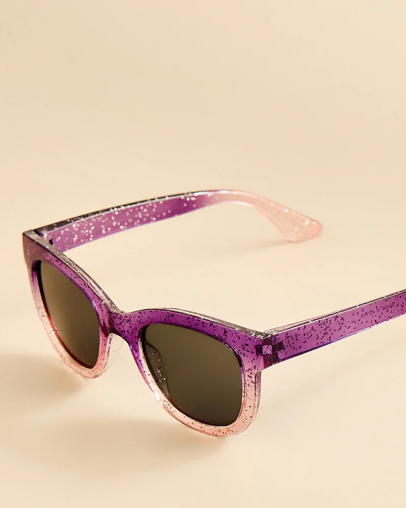Redtag Girls Purple And Pink Wayfarer Sunglasses