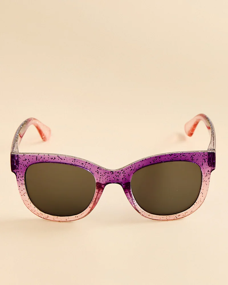 Redtag Girls Purple And Pink Wayfarer Sunglasses