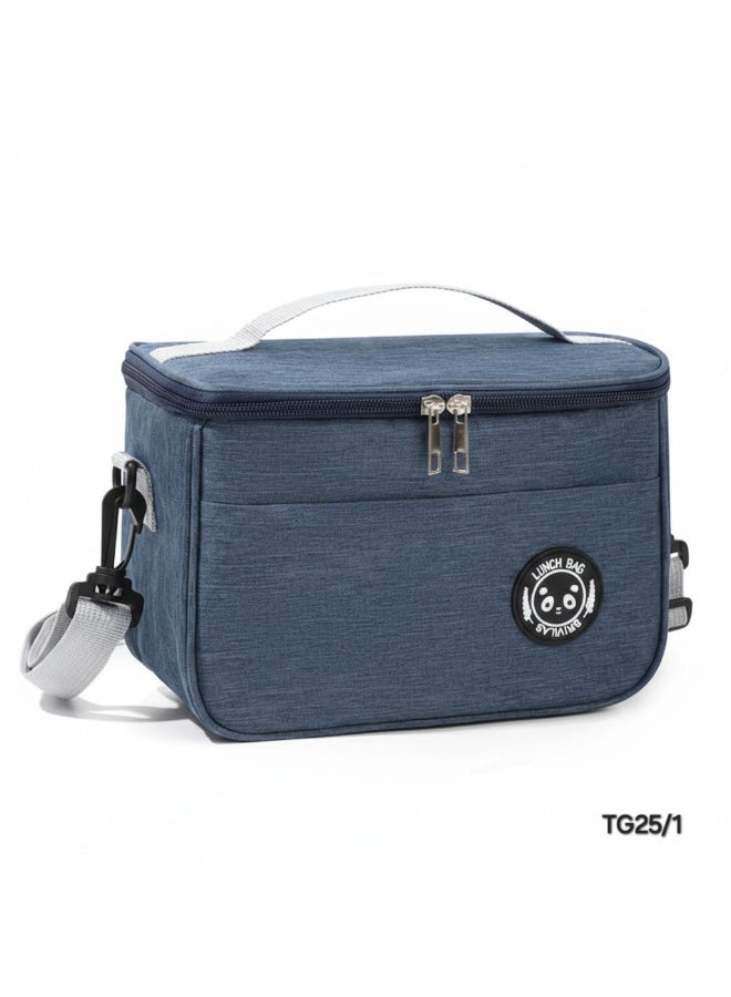 Insulated Lunch Bag for Men & Women – Leakproof Thermal Lunch Box with Adjustable Shoulder Strap, Double Zipper, Portable Oxford Cloth Food Storage Bag, Keeps Food Hot & Cold for Work, School & Travel - Image 1