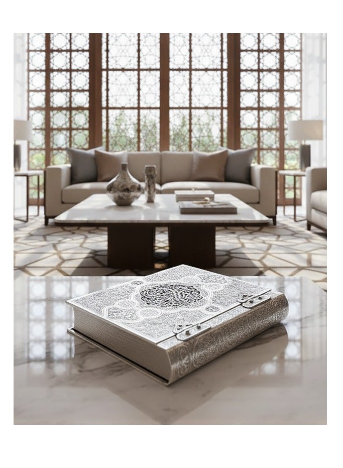 أوديسي علبة مصحف فضة خالصة مصنوعة يدويًا (DSC6670) - Image 3