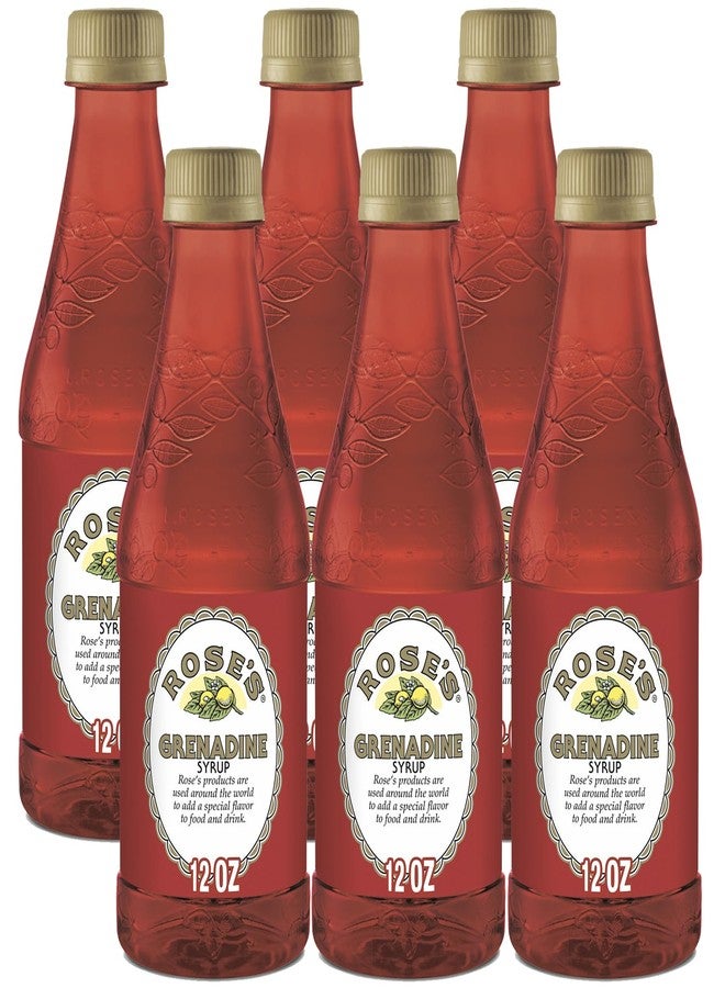 Chromacast Rose’s Sweetened Grenadine Syrup 12oz Bottle | Perfect for Cocktails, Beverages, and Mixers - Image 1