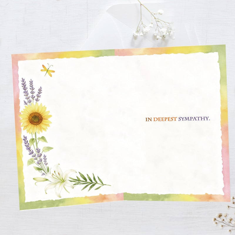 ICOOLYI Sympathy Card, Comforting Sympathy Gift for Loss of a Loved One, Hope and Strength Condolence Card - Image 3