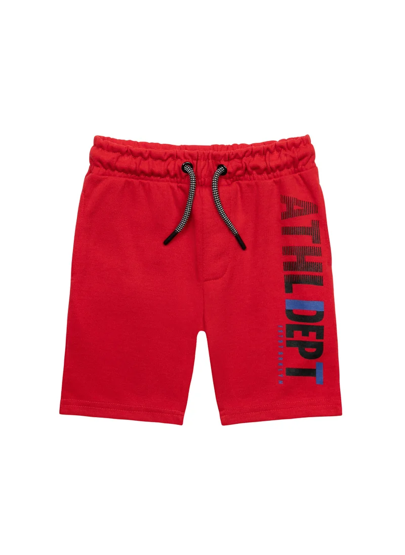 MINOTI Teen Boys  Fleece Short With Print