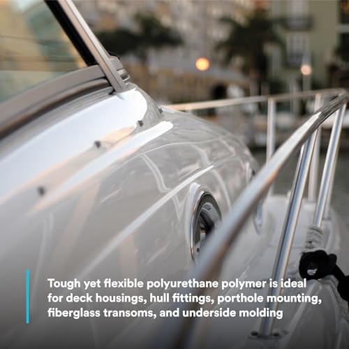 3M Marine Adhesive Sealant Fast Cure 5200 (05220) Permanent Bonding and Sealing for Boats and RVs Above and Below the Waterline Waterproof Repair, White, 3 fl oz Tube - Image 4