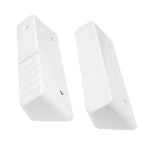 Baudelun 11 inch Tip Out Sink Tray, 2 Pack Molded Sink Front Tip-Out Trays with Mounting Screws, Pull Out Shelf Home White Organizer, White - Image 5
