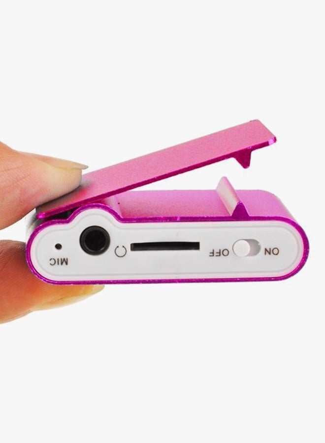 LCD Screen Portable MP3 Music Player SV004263 Pink/White - Image 3