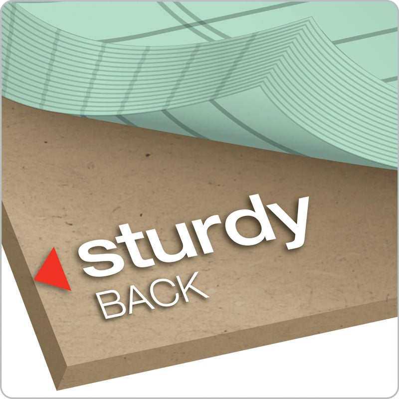 TOPS 63090 Prism Plus Colored Legal Pads, 5 x 8, Green, 50 Sheets (Pack of 12) - Image 5