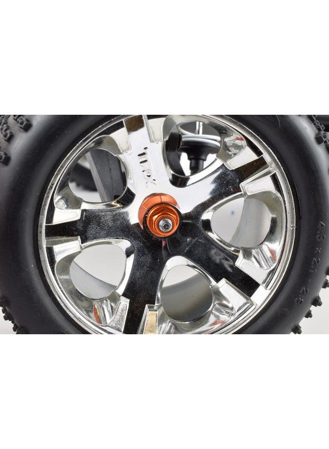 Apex RC Products 4mm Serrated Aluminum Nylon Wheel Nuts Set - 6 Colors to Choose from - Image 2