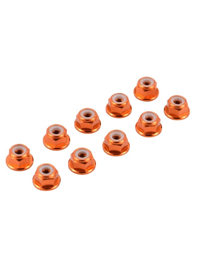Apex RC Products 4mm Serrated Aluminum Nylon Wheel Nuts Set - 6 Colors to Choose from - Image 1