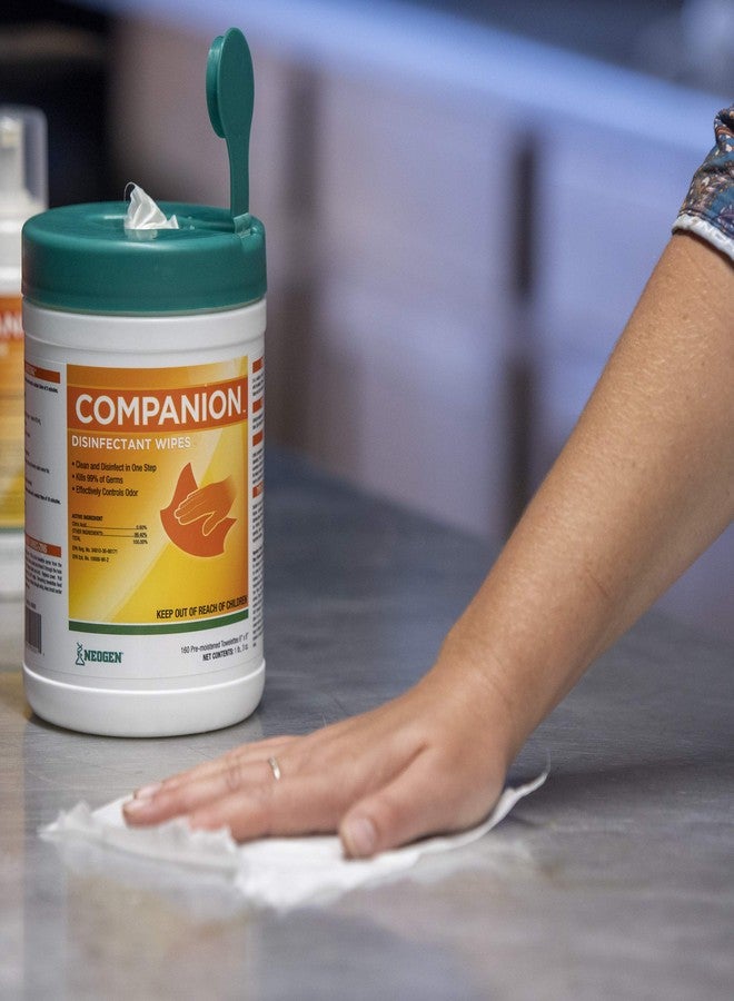 Neogen Companion Disinfectant Wipes- 160ct, White - Image 2