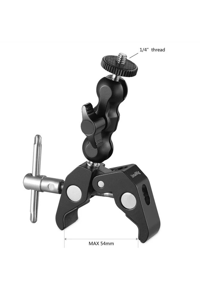SMALLRIG Crab-Shaped Super Clamp with Ballhead Magic Arm 2164 - Image 2