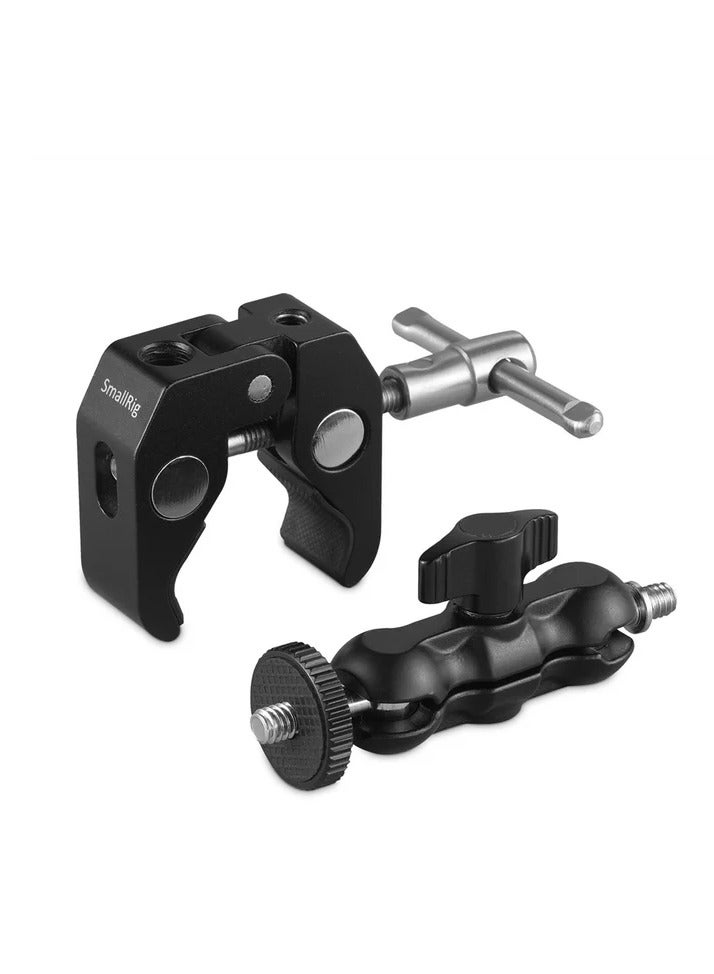 SMALLRIG Crab-Shaped Super Clamp with Ballhead Magic Arm 2164 - Image 4