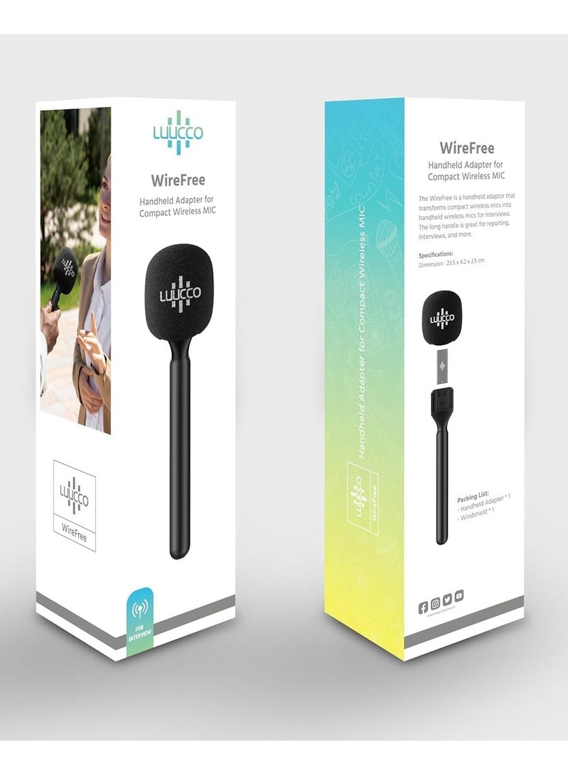 Luucco Wirefree Handheld Adapter for Compact Wireless MIC - Image 2