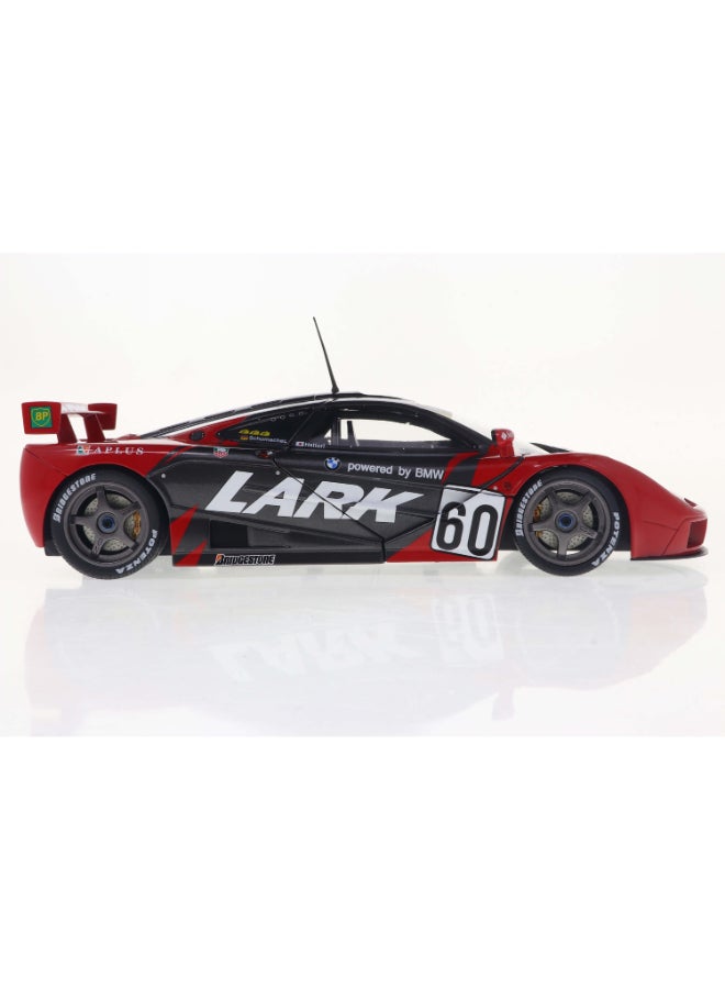 Solido McLaren F1 GTR Short Tail Red #60 N. Hattori / R. Schumacher JGTC 1996 Diecast Model Car, 1:18 Scale, Opening Front Doors, Steerable Wheels, Collector Display Model - Image 2