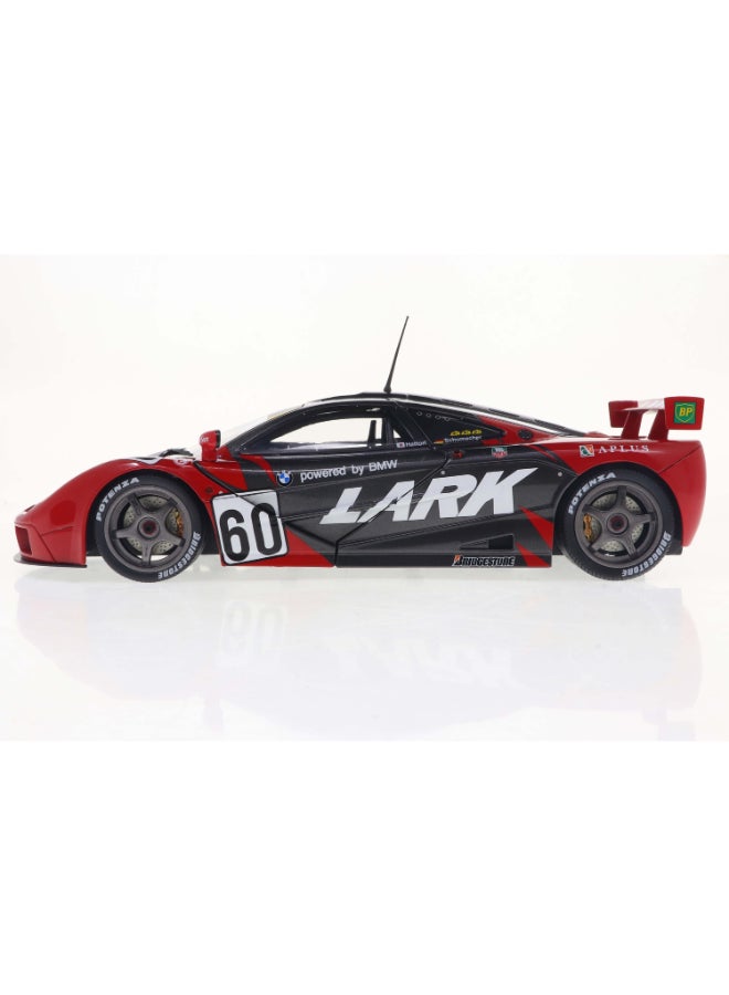 Solido McLaren F1 GTR Short Tail Red #60 N. Hattori / R. Schumacher JGTC 1996 Diecast Model Car, 1:18 Scale, Opening Front Doors, Steerable Wheels, Collector Display Model - Image 1