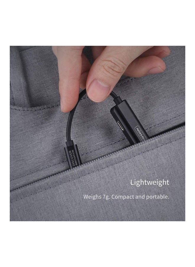 NIBEMINENT Rocket Power Audio Lightning To Charger Adapter Black  - Image 4