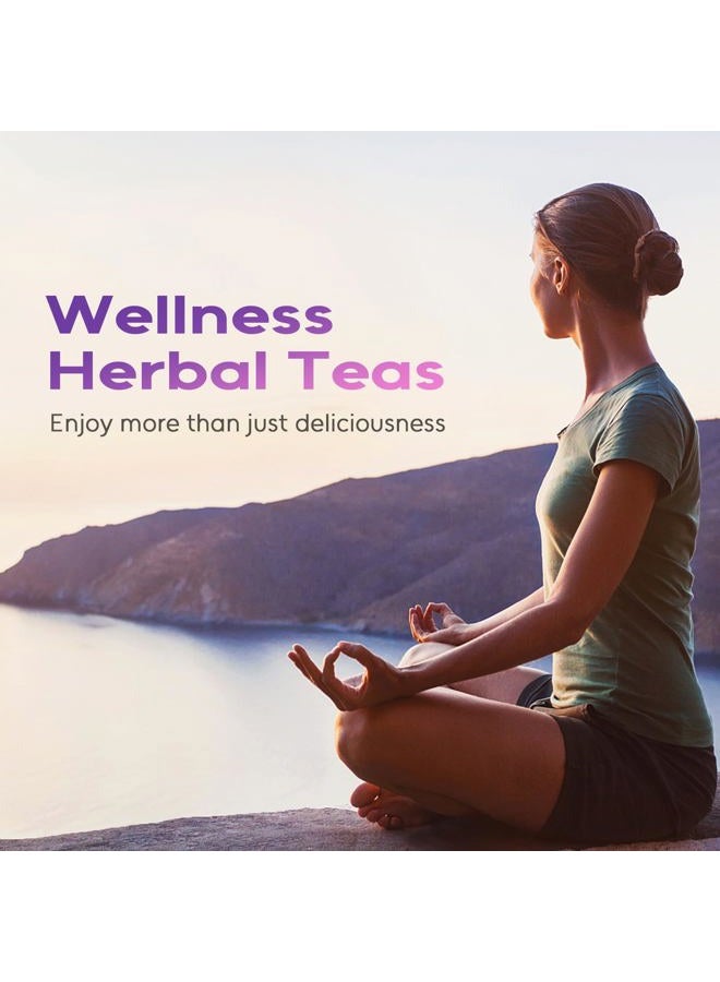 FullChea Chamomile Lavender Tea Bags for Relaxation & Better Sleep - 60 Count - Caffeine-Free Blend Herbal Tea - Premium Chamomile & Lavender Flowers - Image 5