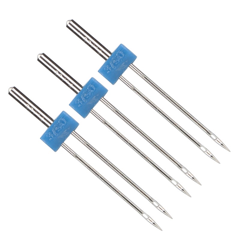 3Pcs Double Needles Pins Stainless Steel Threading and Hooking Stitches Sewing Accessories3mm‑3Pcs/Bag - Image 4