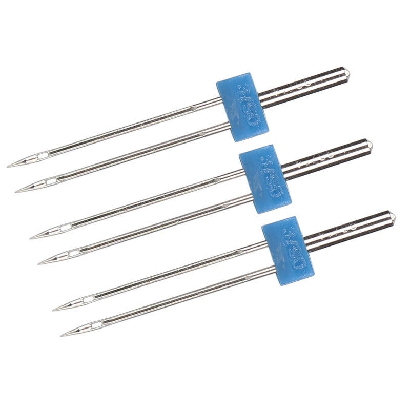 3Pcs Double Needles Pins Stainless Steel Threading and Hooking Stitches Sewing Accessories3mm‑3Pcs/Bag - Image 5