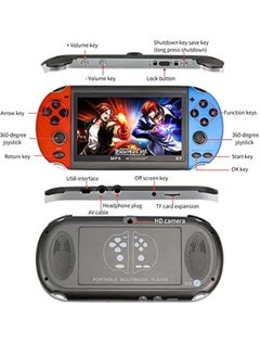 M7 Linux 4.3inch HD Retro Handheld Video Game Console Portable Pocket Video Game Player for PS1/PSP/N64 25 simulators 3D rocker