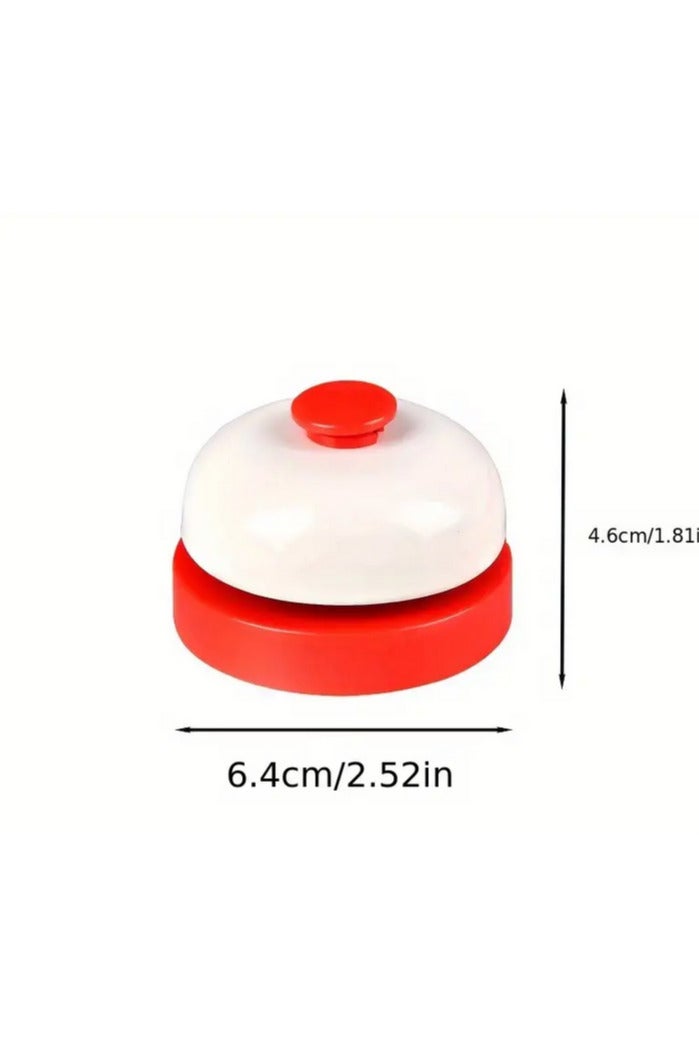 Front Desk Bell, Smooth Work Panel Bell, Hotel and Restaurant Service Bell Toy, Red | Toys & Hobbies | Educational Toys | Other Educational Toys - Image 2