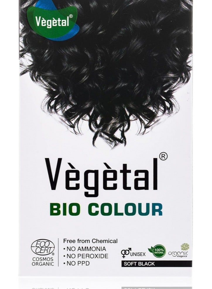 Vegetal Bio Hair Colour Soft Black 100grams