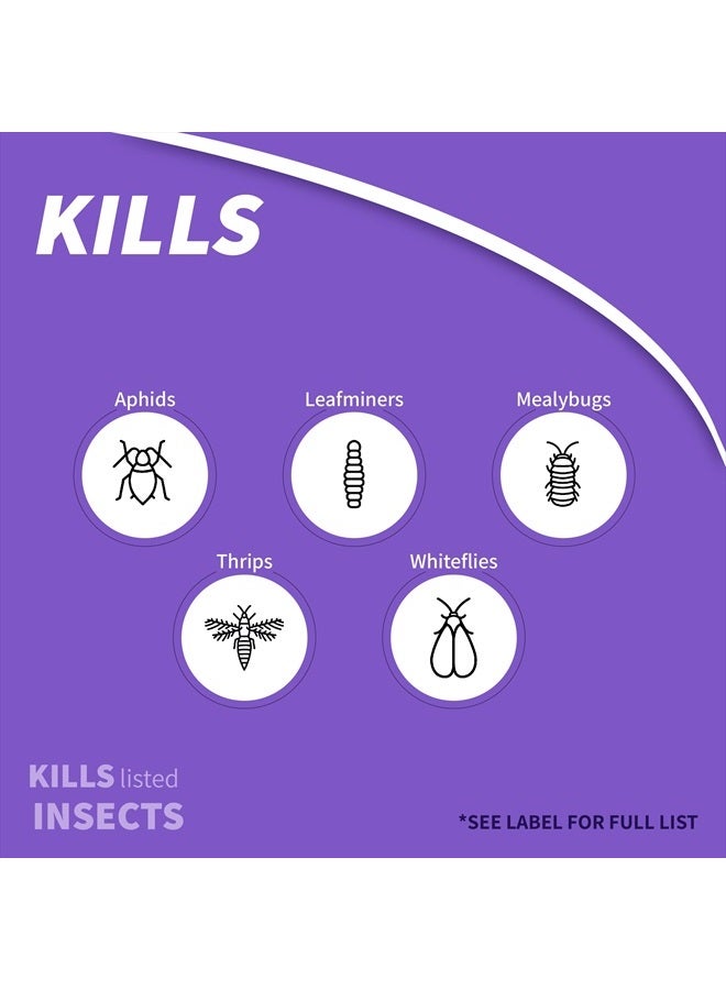 Bonide مكافحة الحشرات الجهازية للنباتات المنزلية، حبيبات جاهزة للاستخدام 8 أونصات للاستخدام الداخلي والخارجي، تحمي النباتات من الحشرات - Image 3