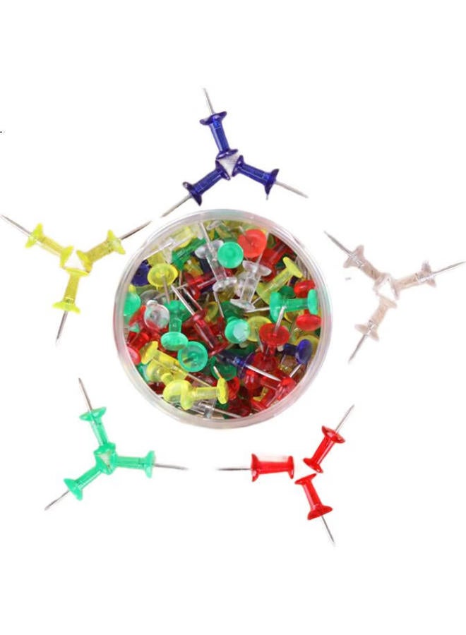 Ubiquitin يوبلي، دبابيس دفع، دبابيس لوح الفلين، دبابيس رسم، 100 قطعة/أنبوب، 8*23 مم، 2 أنبوب، 4355 ملون - Image 1