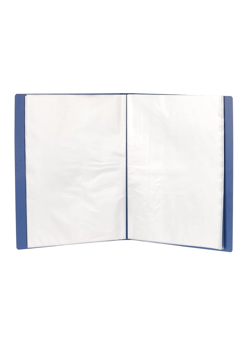 Maxi 1-Piece Display Book 40 Pockets Blue Cover - Image 2