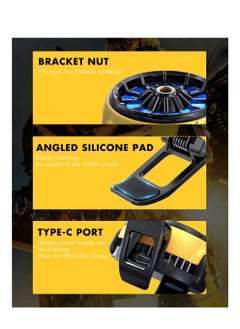 Excefore Phone Cooler, Portable Cell Phone Radiator, Cell Phone Radiator with Semi-Conductor Cooling Chip, Universal Phone Cooling Fan, for Mobile Gaming, Live Streaming, Outdoor Vlog  - Image 3