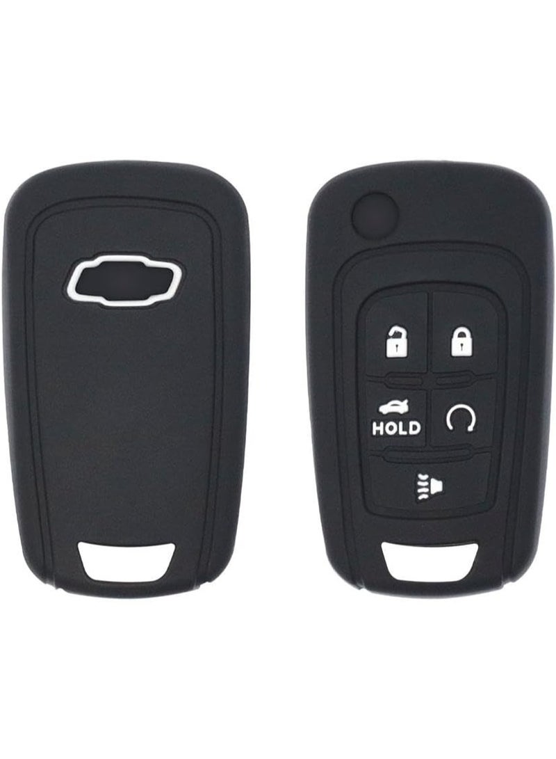 5 Buttons Silicone Key Shell Cover Case for Chevrolet Camaro Cruze Equinox Malibu Impala Sonic, Remote Protection Case - Image 1