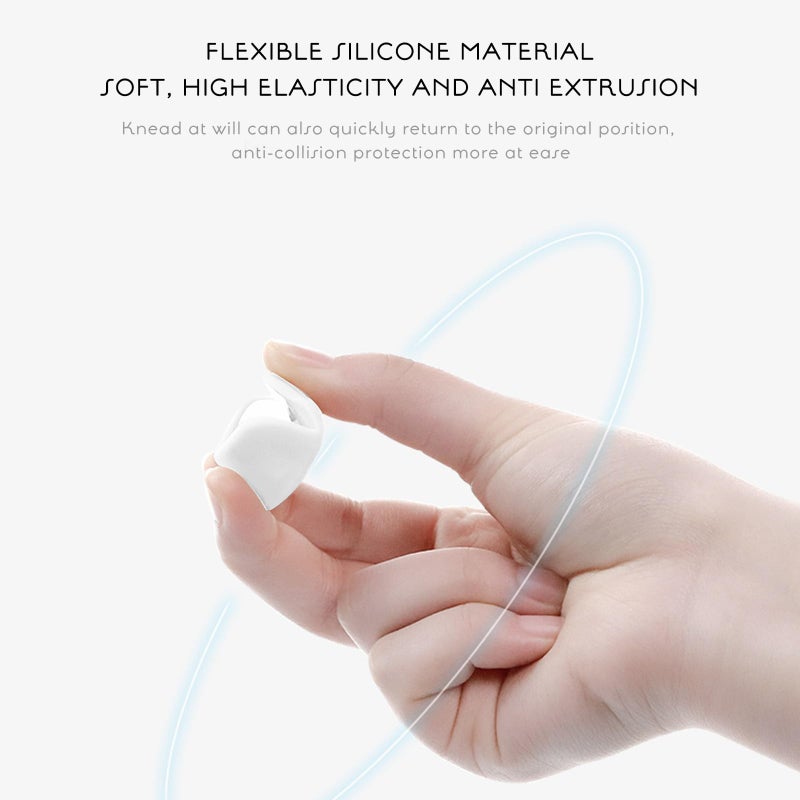 White Silicone Safety Corner Protectors 4 Pcs Cartoon Design Anti Collision Furniture Bumpers - Image 5