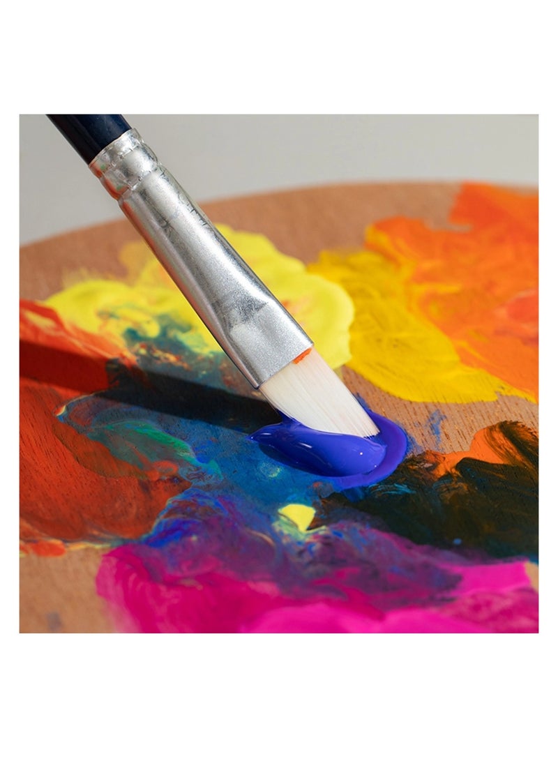 Dmast 24-Piece Acrylic Paint Tube Set 12ml Content Per Tube Multicolour - Image 3